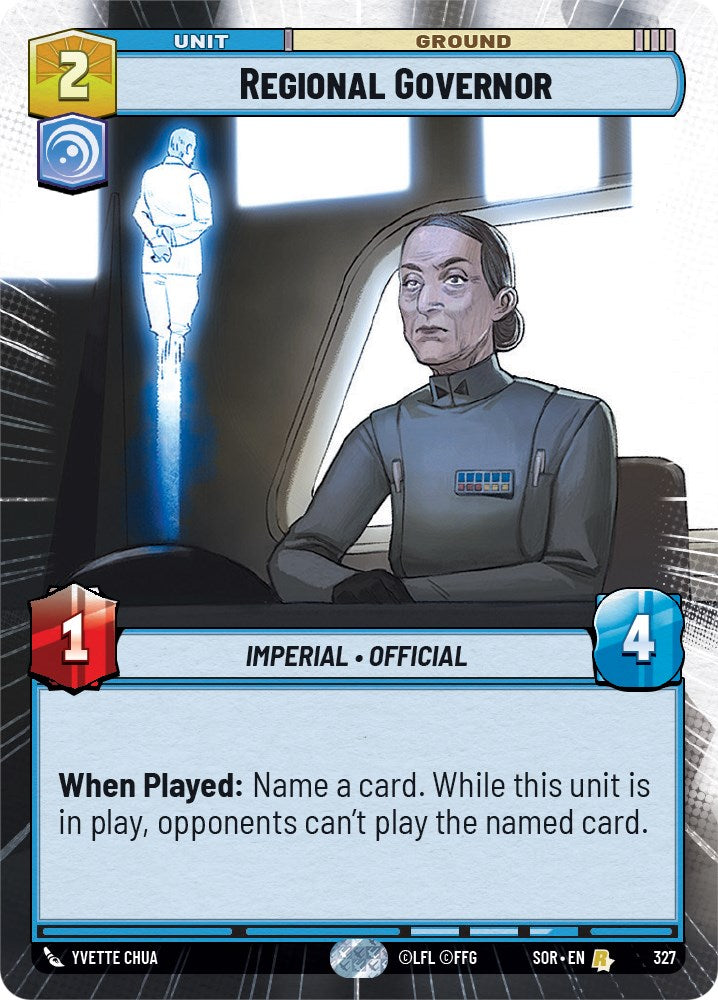 Regional Governor (Hyperspace) (327) [Spark of Rebellion] | Odin's Place