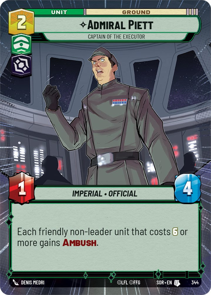 Admiral Piett - Captain of the Executor (Hyperspace) (344) [Spark of Rebellion] | Odin's Place