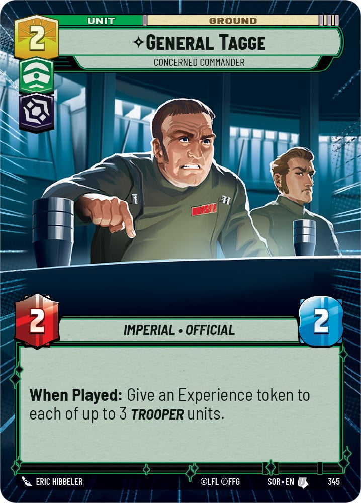 General Tagge - Concerned Commander (Hyperspace) (345) [Spark of Rebellion] | Odin's Place