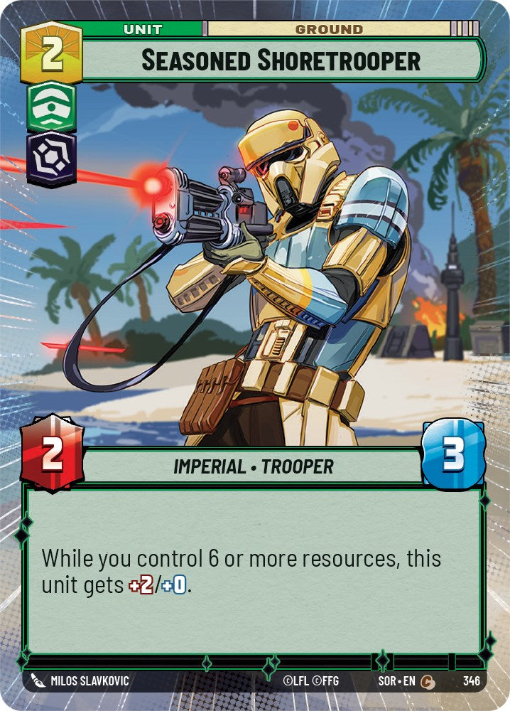 Seasoned Shoretrooper (Hyperspace) (346) [Spark of Rebellion] | Odin's Place