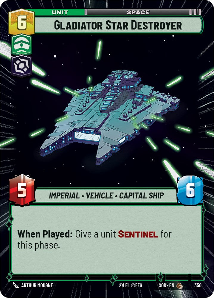 Gladiator Star Destroyer (Hyperspace) (350) [Spark of Rebellion] | Odin's Place