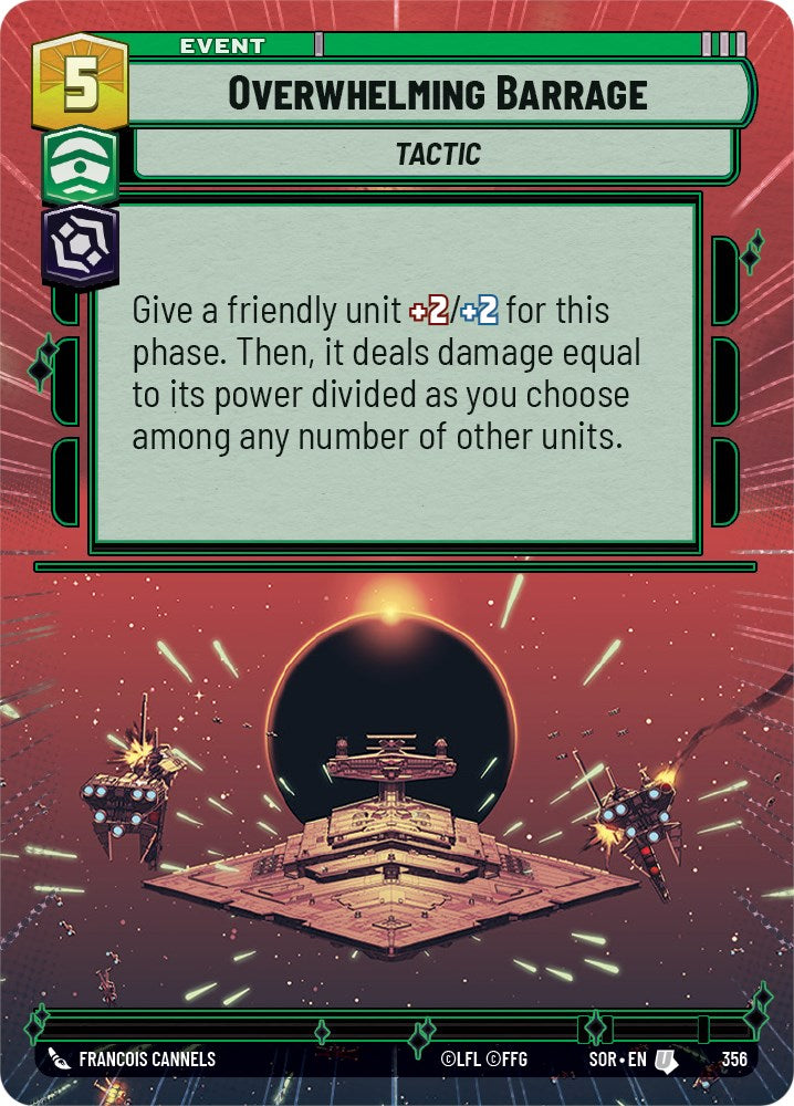 Overwhelming Barrage (Hyperspace) (356) [Spark of Rebellion] | Odin's Place
