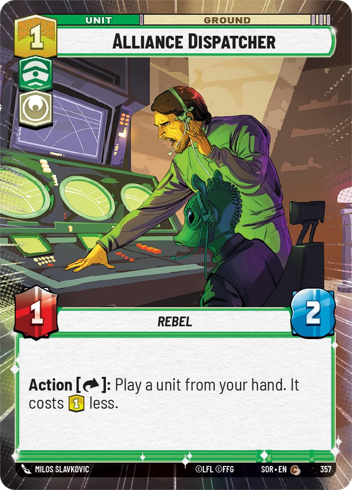 Alliance Dispatcher (Hyperspace) (357) [Spark of Rebellion] | Odin's Place
