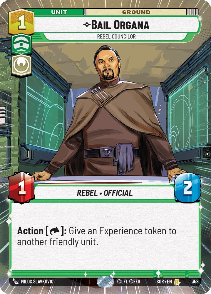 Bail Organa - Rebel Councilor (Hyperspace) (358) [Spark of Rebellion] | Odin's Place
