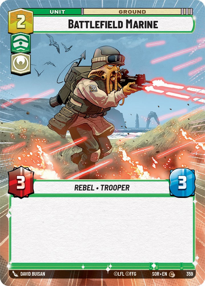 Battlefield Marine (Hyperspace) (359) [Spark of Rebellion] | Odin's Place