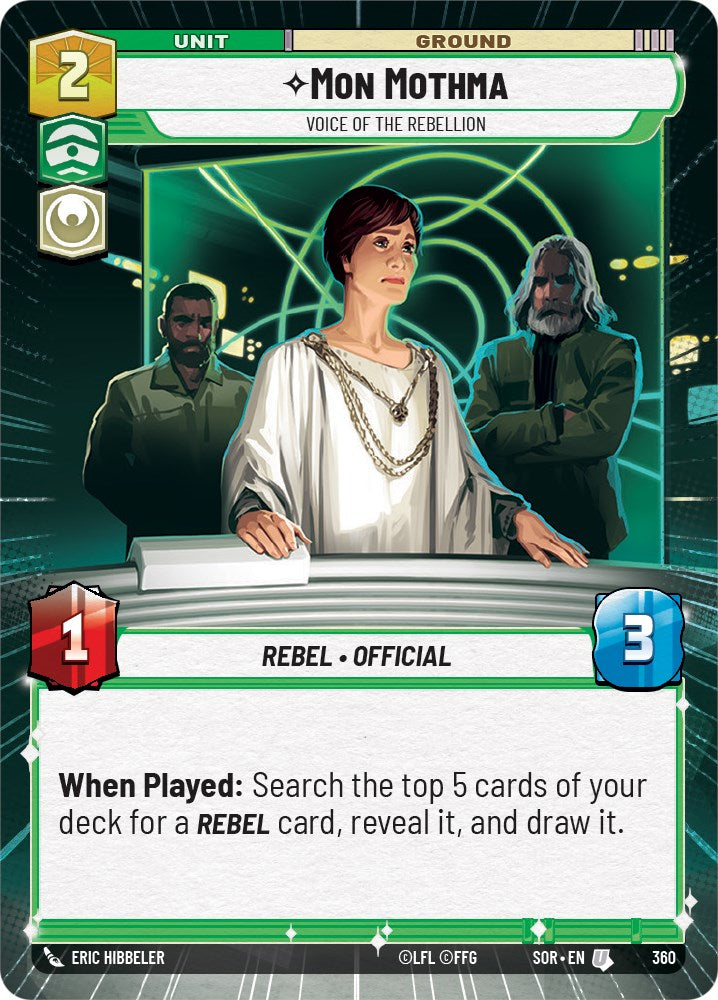 Mon Mothma - Voice of the Rebellion (Hyperspace) (360) [Spark of Rebellion] | Odin's Place