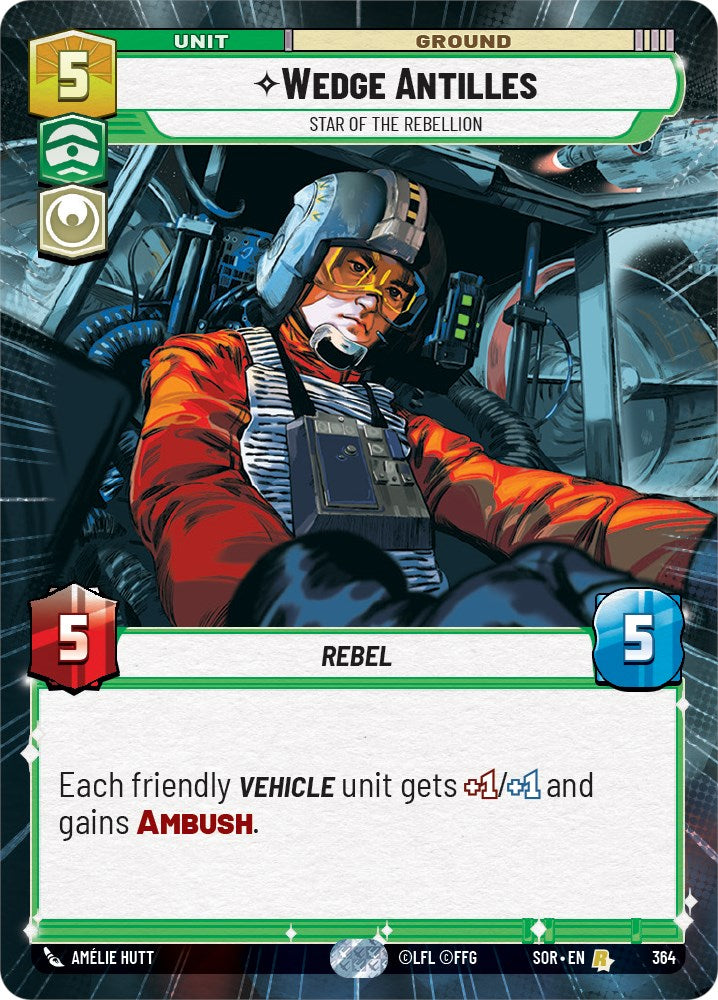 Wedge Antilles - Star of the Rebellion (Hyperspace) (364) [Spark of Rebellion] | Odin's Place