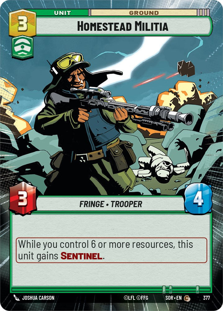 Homestead Militia (Hyperspace) (377) [Spark of Rebellion] | Odin's Place