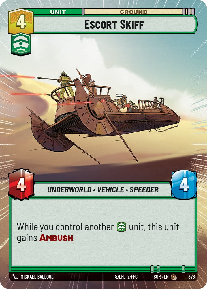 Escort Skiff (Hyperspace) (378) [Spark of Rebellion] | Odin's Place