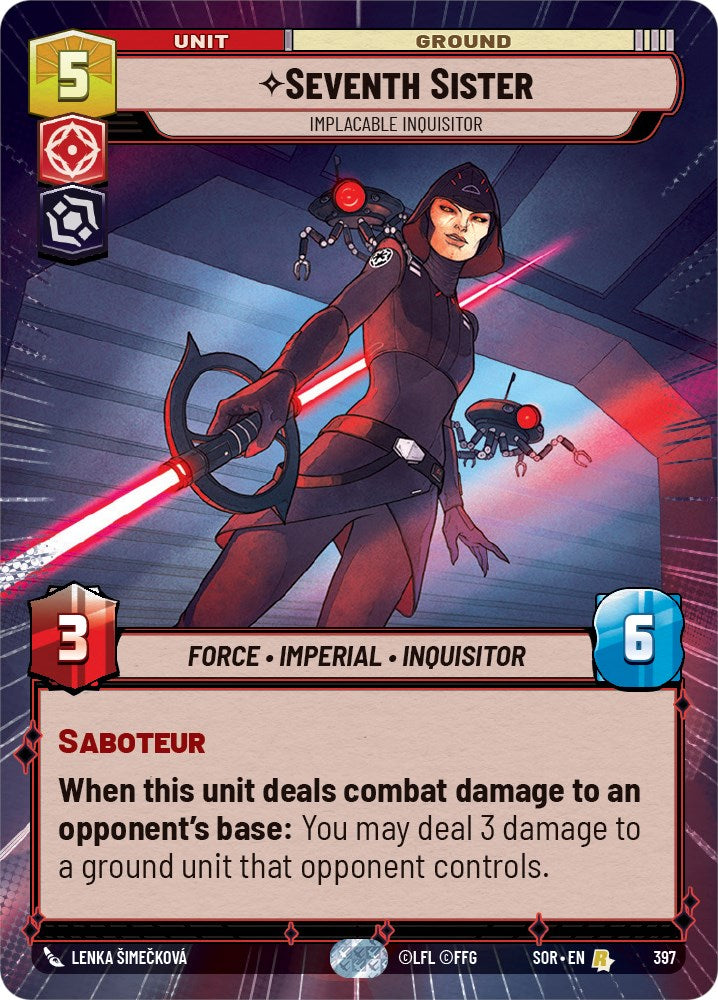Seventh Sister - Implacable Inquisitor (Hyperspace) (397) [Spark of Rebellion] | Odin's Place
