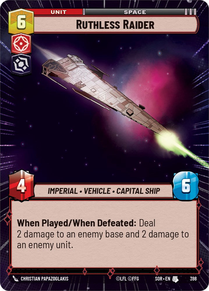 Ruthless Raider (Hyperspace) (398) [Spark of Rebellion] | Odin's Place