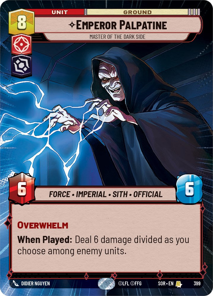 Emperor Palpatine - Master of the Dark Side (Hyperspace) (399) [Spark of Rebellion] | Odin's Place