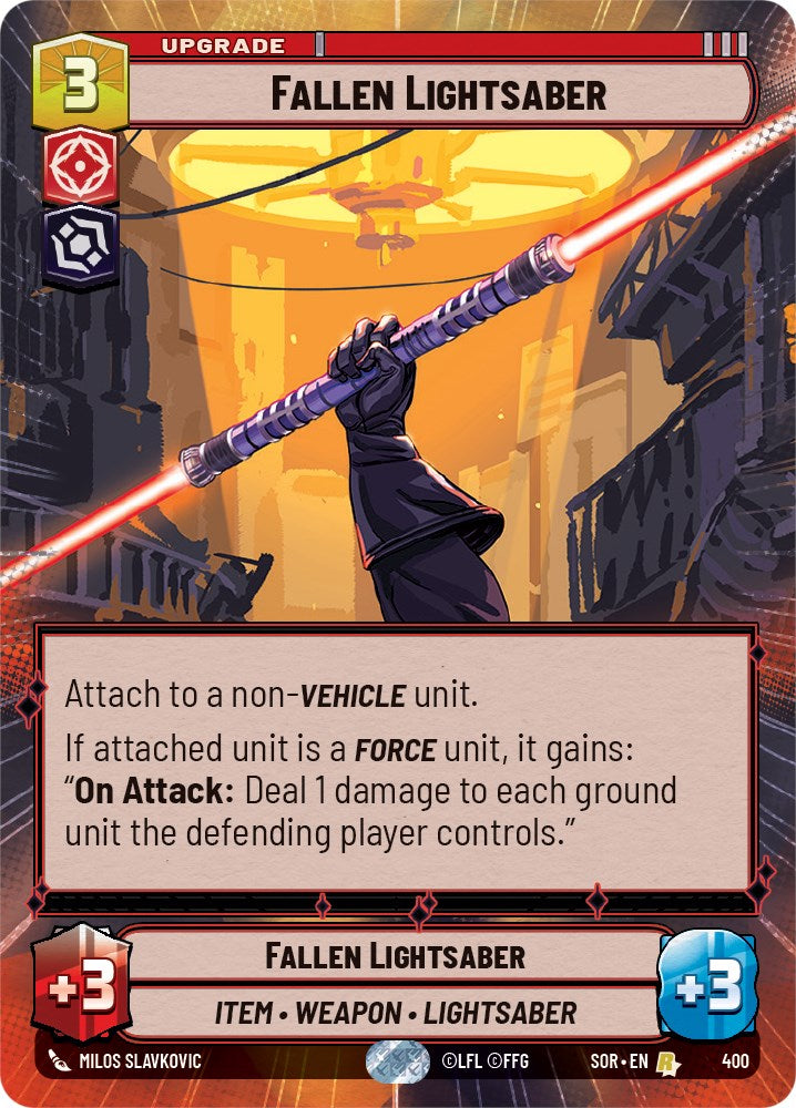 Fallen Lightsaber (Hyperspace) (400) [Spark of Rebellion] | Odin's Place