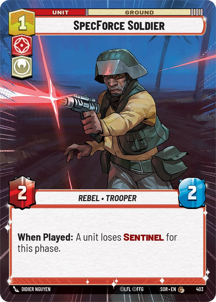 SpecForce Soldier (Hyperspace) (403) [Spark of Rebellion] | Odin's Place