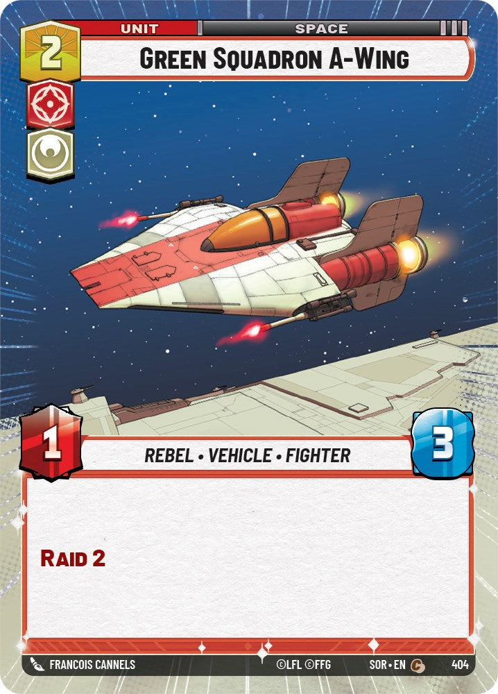 Green Squadron A-Wing (Hyperspace) (404) [Spark of Rebellion] | Odin's Place