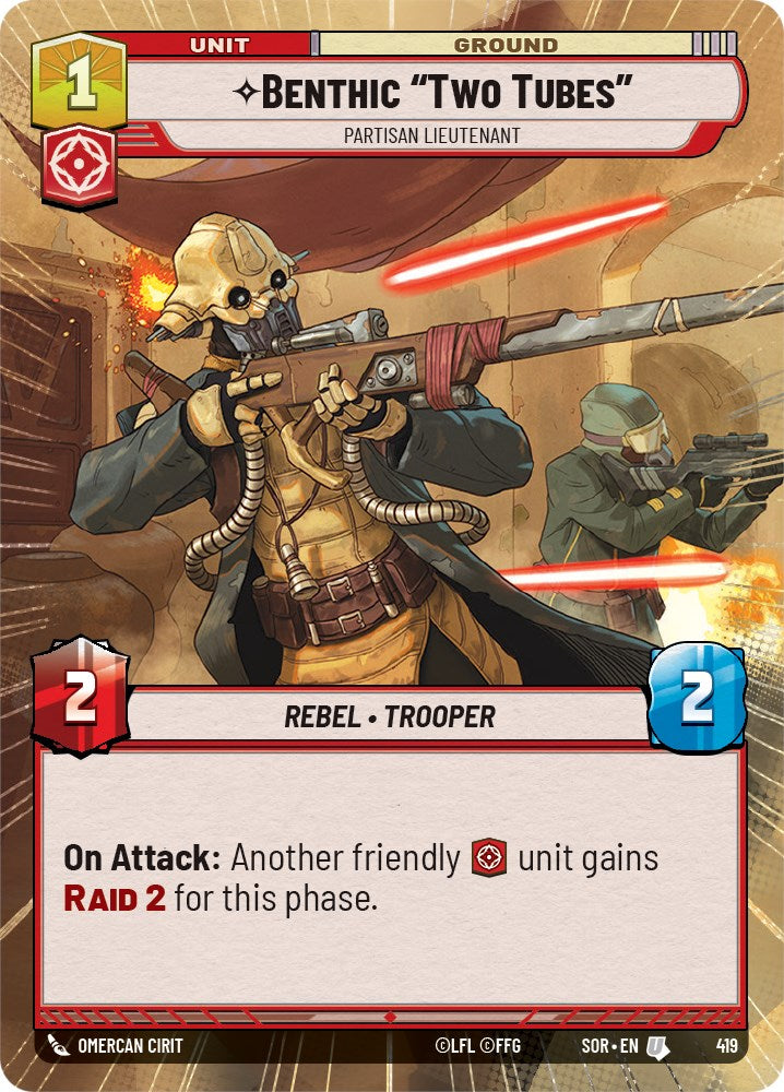 Benthic AuTwo TubesAu - Partisan Lieutenant (Hyperspace) (419) [Spark of Rebellion] | Odin's Place