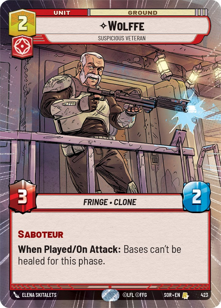 Wolffe - Suspicious Veteran (Hyperspace) (423) [Spark of Rebellion] | Odin's Place