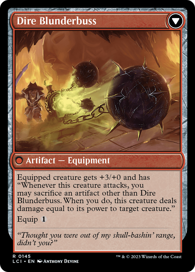 Dire Flail [The Lost Caverns of Ixalan] | Odin's Place