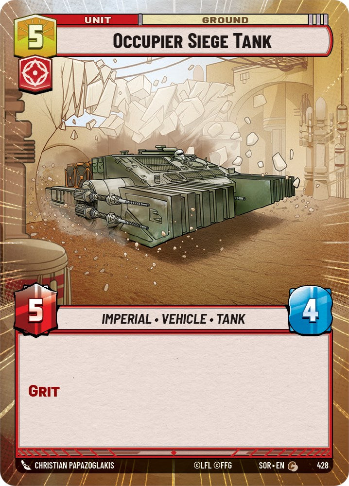 Occupier Siege Tank (Hyperspace) (428) [Spark of Rebellion] | Odin's Place