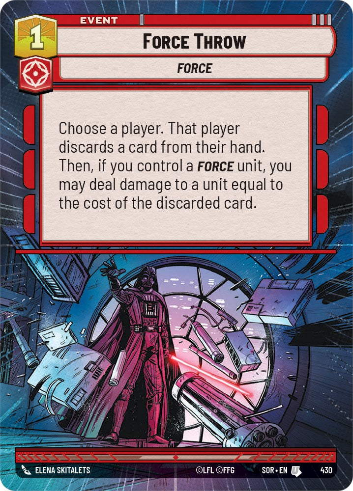 Force Throw (Hyperspace) (430) [Spark of Rebellion] | Odin's Place