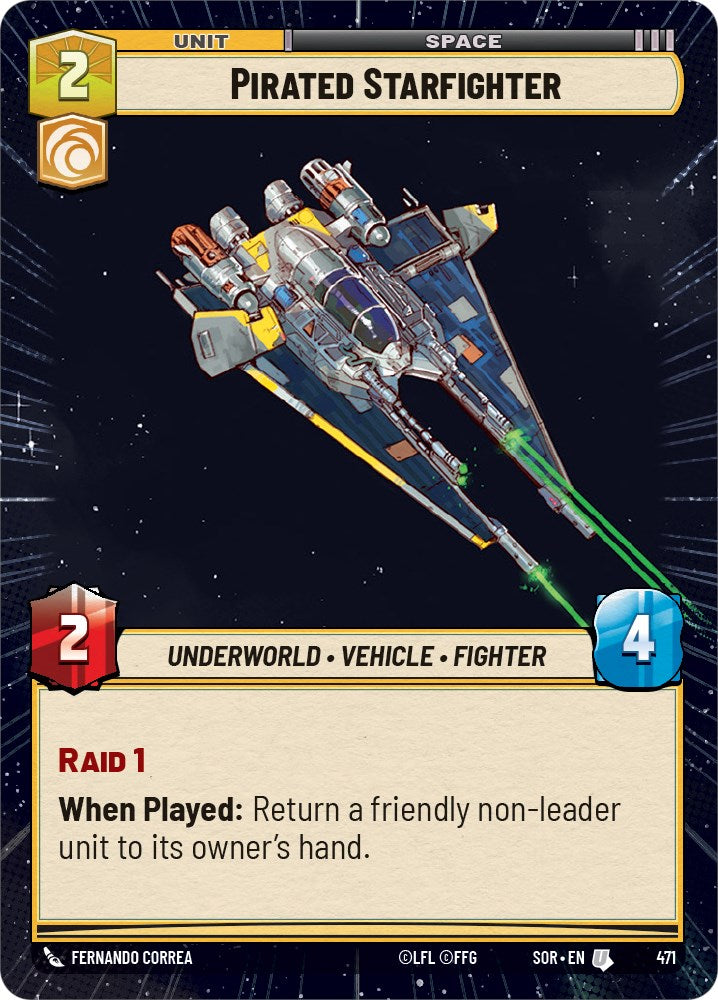 Pirated Starfighter (Hyperspace) (471) [Spark of Rebellion] | Odin's Place