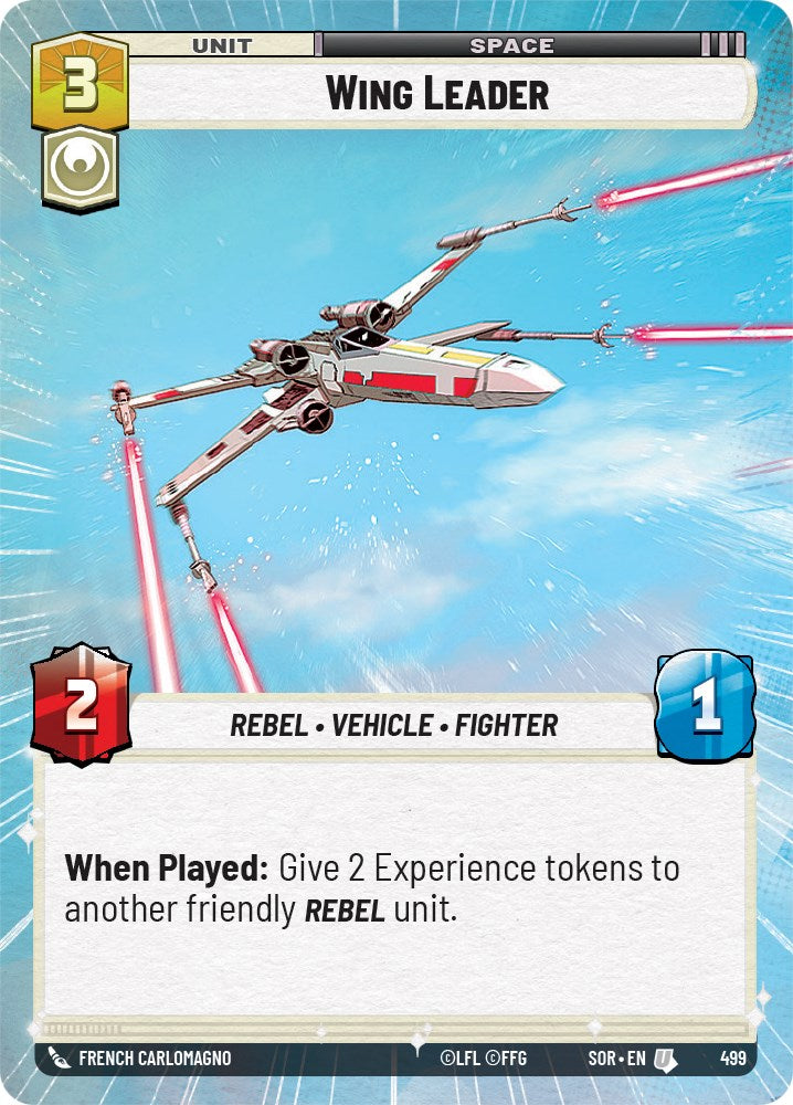 Wing Leader (Hyperspace) (499) [Spark of Rebellion] | Odin's Place