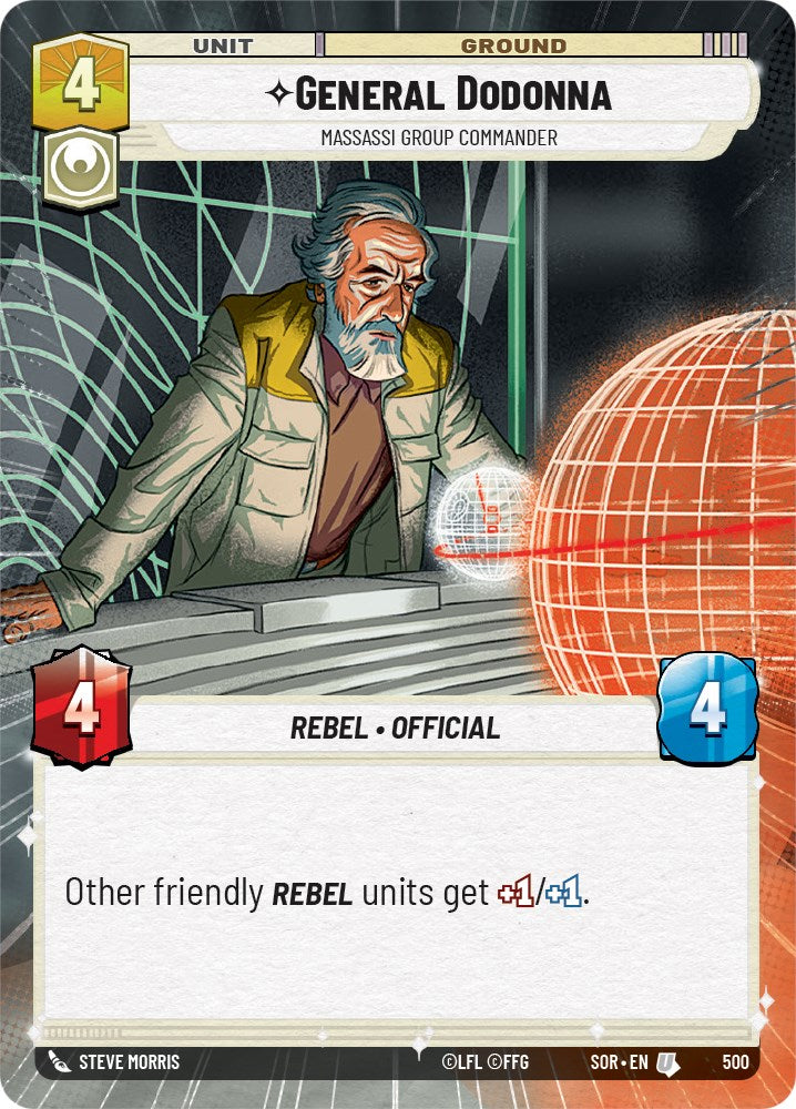 General Dodonna - Massassi Group Commander (Hyperspace) (500) [Spark of Rebellion] | Odin's Place