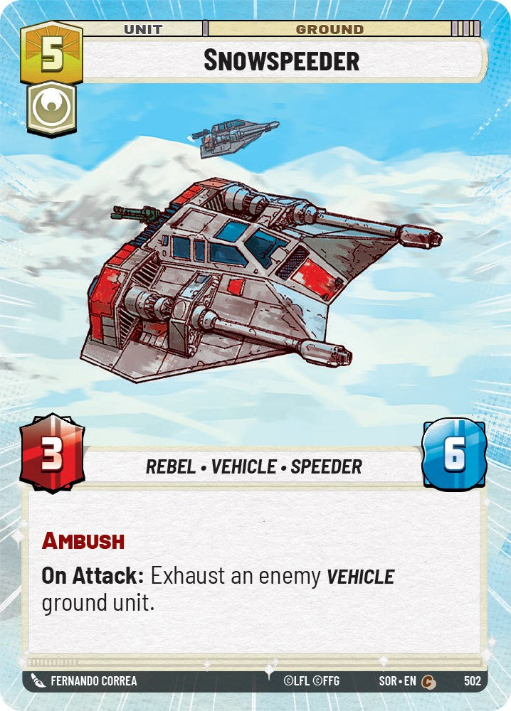 Snowspeeder (Hyperspace) (502) [Spark of Rebellion] | Odin's Place