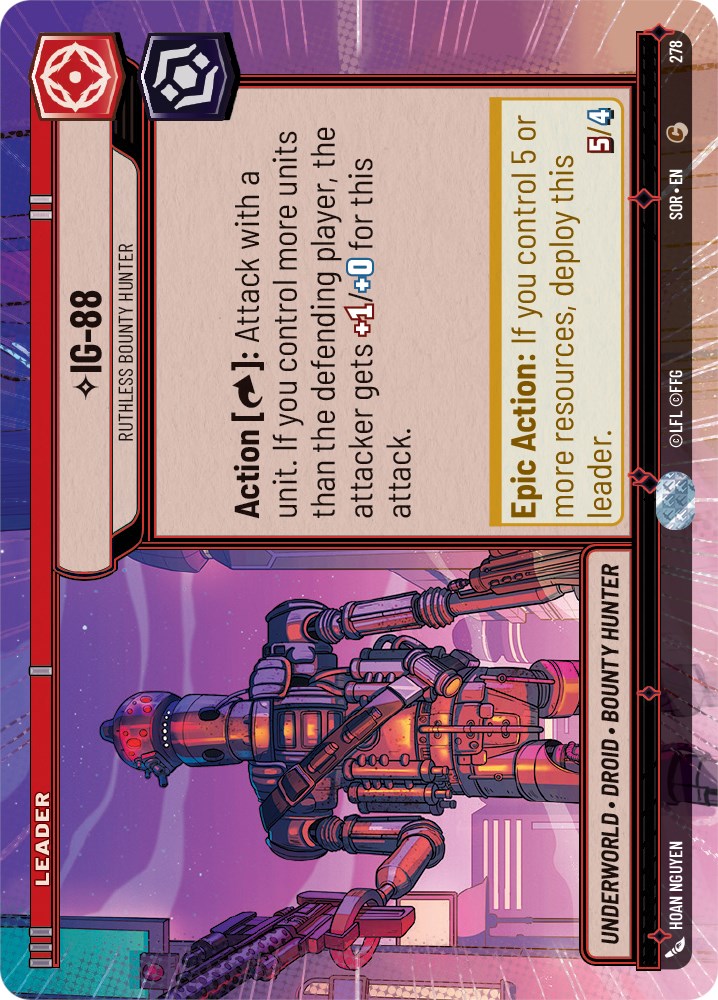 IG-88 - Ruthless Bounty Hunter (Hyperspace) (278) [Spark of Rebellion] | Odin's Place