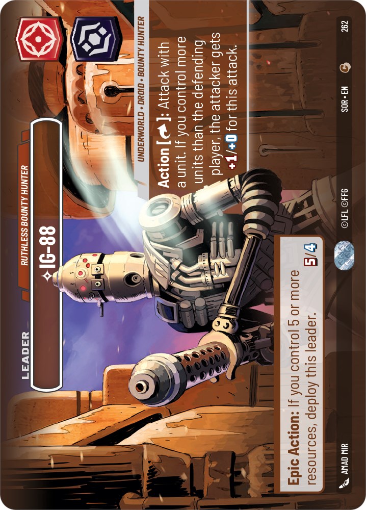 IG-88 - Ruthless Bounty Hunter (Showcase) (262) [Spark of Rebellion] | Odin's Place