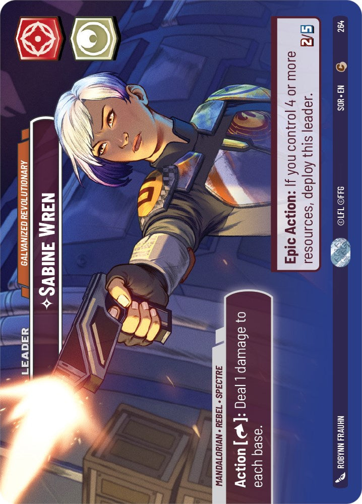 Sabine Wren - Galvanized Revolutionary (Showcase) (264) [Spark of Rebellion] | Odin's Place