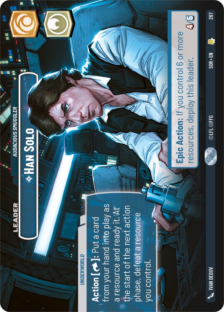 Han Solo - Audacious Smuggler (Showcase) (267) [Spark of Rebellion] | Odin's Place