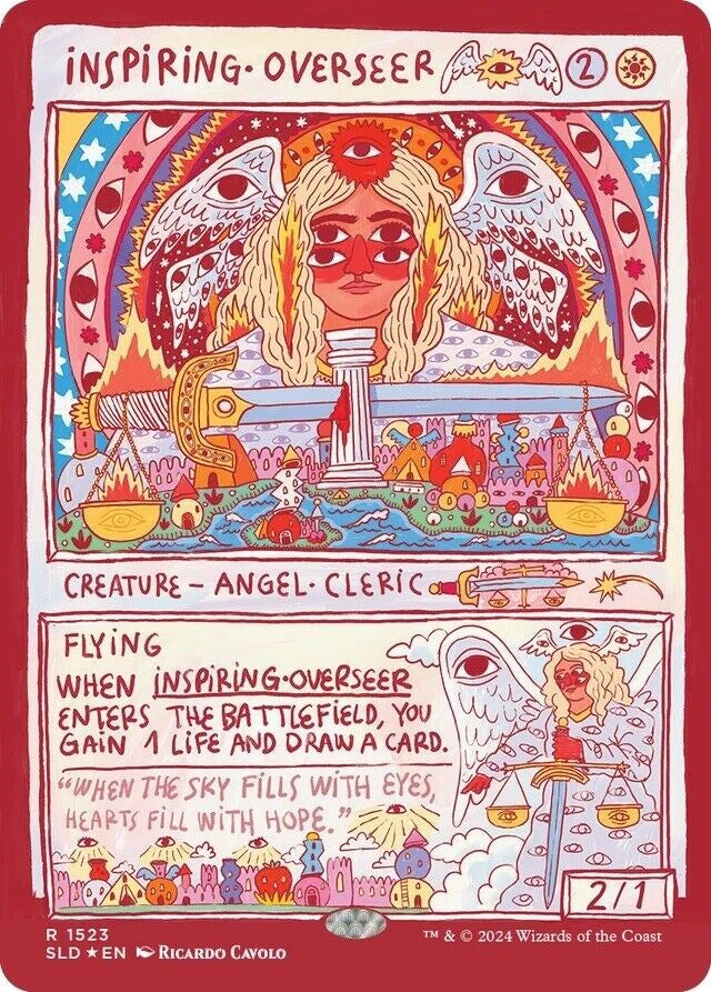 Inspiring Overseer (Rainbow Foil) [Secret Lair Drop Series] | Odin's Place