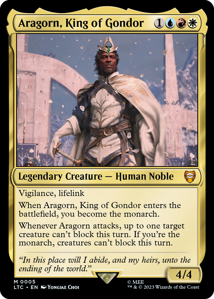 Aragorn, King of Gondor [The Lord of the Rings: Tales of Middle-Earth Commander] | Odin's Place