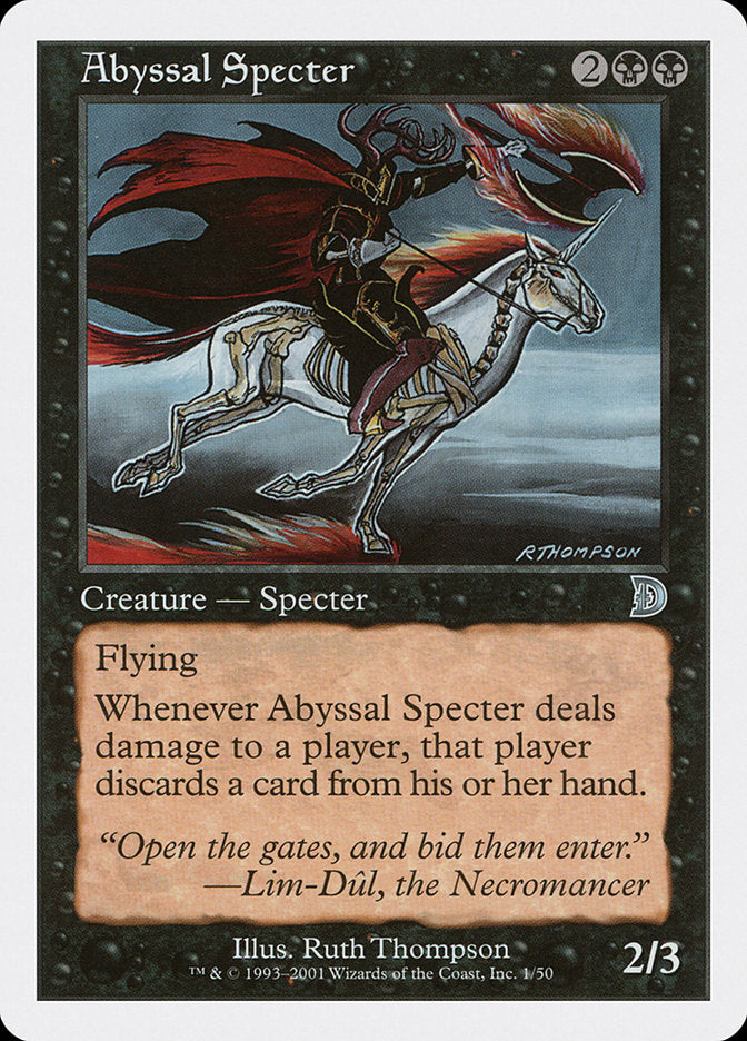 Abyssal Specter (1) [Deckmasters] | Odin's Place