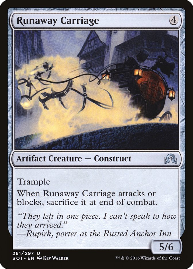 Runaway Carriage (261) [Shadows over Innistrad] | Odin's Place