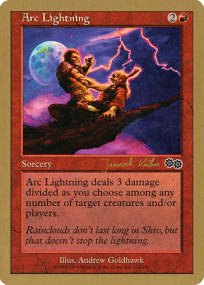 Arc Lightning (Janosch Kuhn) [World Championship Decks 2000] | Odin's Place