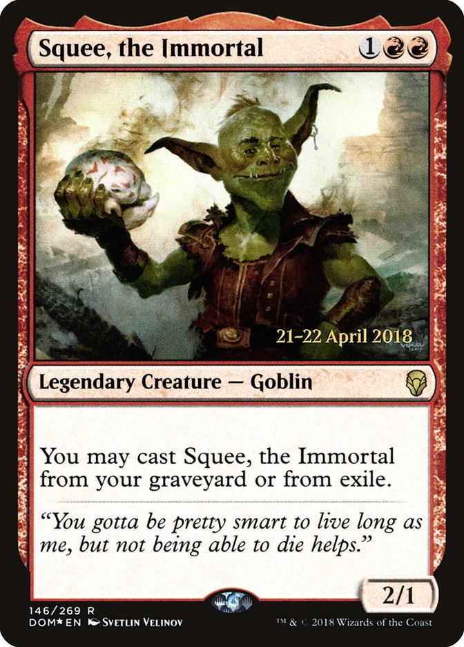 Squee, the Immortal (146) [Dominaria Prerelease Promos] | Odin's Place