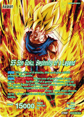Son Goku // SS Son Goku, Beginning of a Legend (SLR) (BT24-055) [Beyond Generations] | Odin's Place