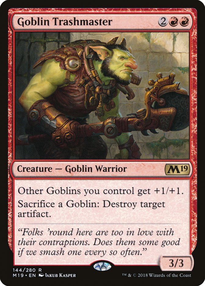 Goblin Trashmaster (144) [Core Set 2019] | Odin's Place
