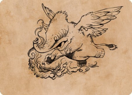 Lulu, Loyal Hollyphant Art Card (46) [Commander Legends: Battle for Baldur's Gate Art Series] | Odin's Place