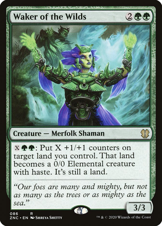 Waker of the Wilds [Zendikar Rising Commander] | Odin's Place