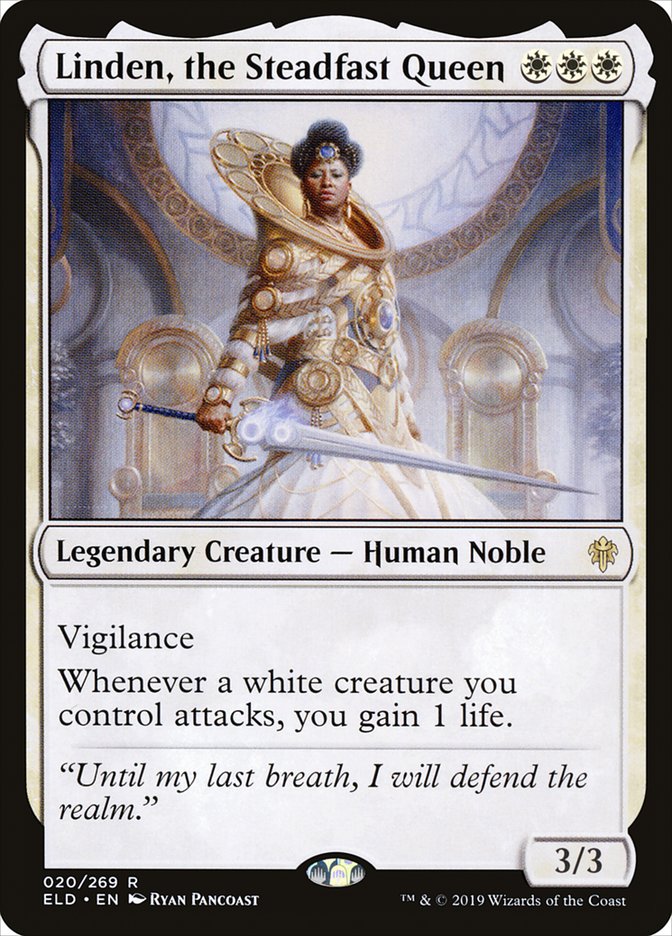 Linden, the Steadfast Queen [Throne of Eldraine] | Odin's Place