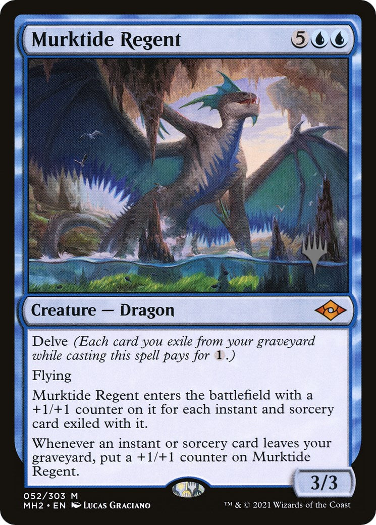 Murktide Regent (Promo Pack) [Murders at Karlov Manor Promos] | Odin's Place