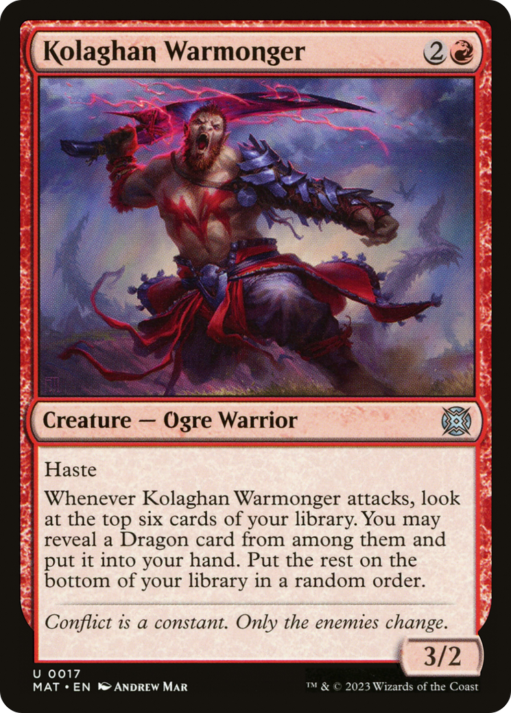 Kolaghan Warmonger [March of the Machine: The Aftermath] | Odin's Place
