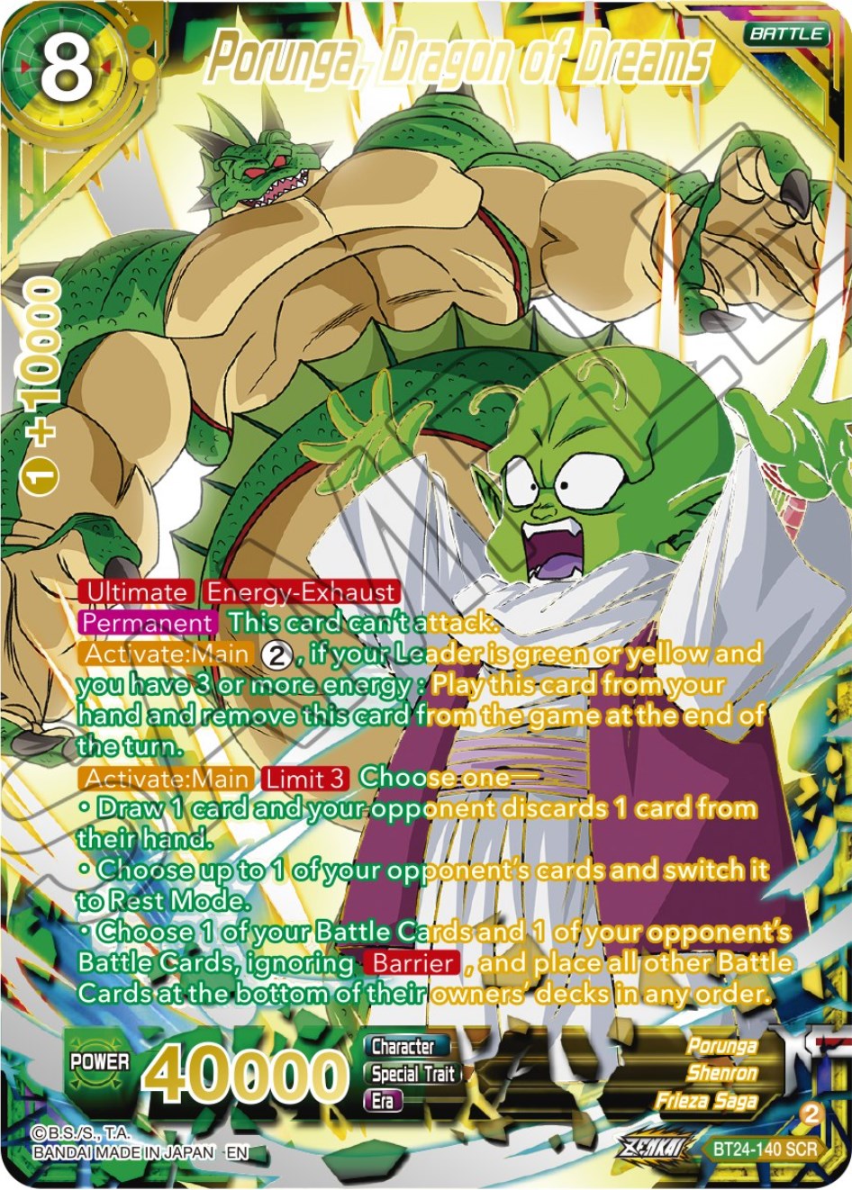 Porunga, Dragon of Dreams (Collector Booster) (BT24-140) [Beyond Generations] | Odin's Place