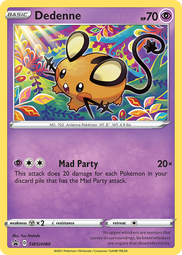 Dedenne (SWSH080) [Sword & Shield: Black Star Promos] | Odin's Place