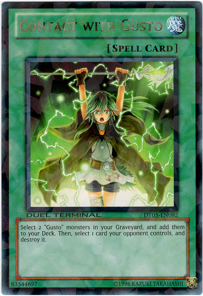 Contact with Gusto [DT05-EN092] Rare | Odin's Place