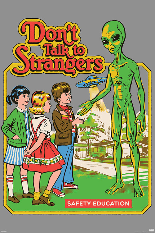 Poster: Don't Talk to Strangers | Odin's Place