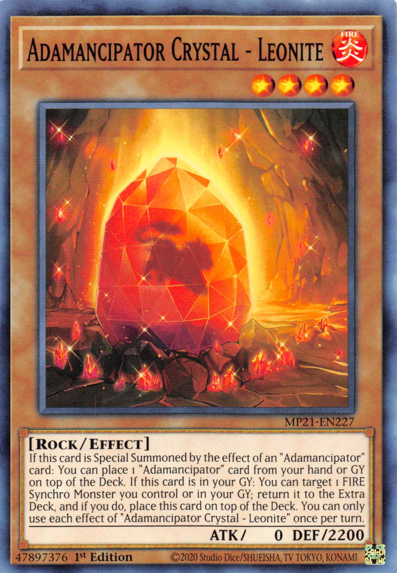 Adamancipator Crystal - Leonite [MP21-EN227] Common | Odin's Place